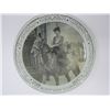Image 2 : 4 3/4 inch PLATE - QUEEN ELIZABETH on Horseback - Side Saddle