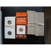 Image 2 : LOT of used COIN CAPSULES & new card board 2x2 folders - over 130 Capsules