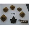 Image 3 : LARGE LOT OF MILITARY BADGES and BUTTONS