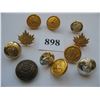 Image 4 : LARGE LOT OF MILITARY BADGES and BUTTONS