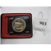 Image 1 : 1973 CANADIAN CASED SILVER DOLLAR - R.C.M.P. Centennial