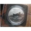 Image 2 : 2012 CANADIAN $20 SILVER COIN - .9999 PURE SILVER - FAREWELL to the PENNY