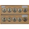 Image 2 : 2010 UNTIED STATES NATIONAL PARKS QUARTER SETS - P & D MINT MARKS - Uncirculated