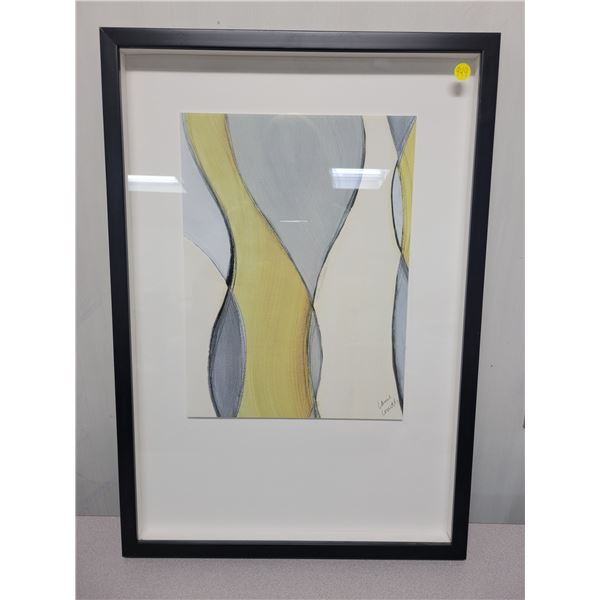 Framed art - approx 18" X 26"