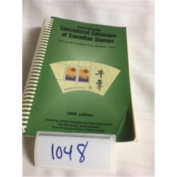 1048-UNITRADE 1998 EDITION CATALOGUE OF CANADIAN STAMPS