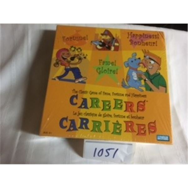 1051-PARKER BROS VINTAGE GAME OF CAREERS. UNOPENED SEALED BOX