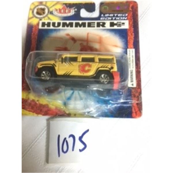 1075-NHL LIMITED EDITION COLLECTOR...  HUMMER H2   CALGARY FLAMES… FACTORY SEALED