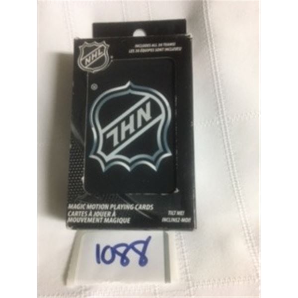 1088-TOP DOG NHL COLLECTIBLES MAGIC MOTION PLAYING CARDS. FACTORY SEALED.