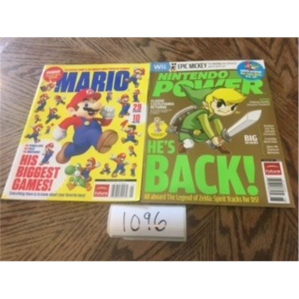 1096-NINTENDO COLLECTOR MAGAZINES LOT OF 2 ….2010