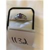 Image 1 : 925 SILVER RING SIZE9   AMETHYST/DIAMOND