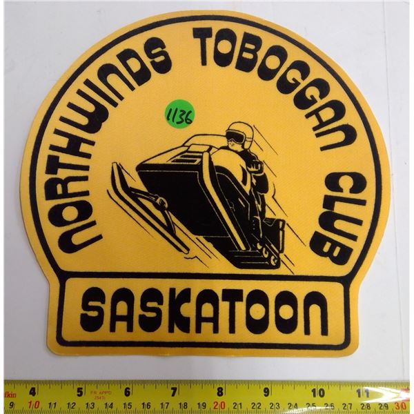 North Winds Toboggan Club Patch -  8.5x8.5"