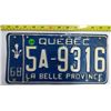 Image 1 : 1968 Quebec Licence Plate
