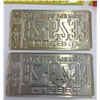 Image 2 : Pair 1970 Quebec Licence Plates