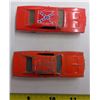 Image 1 : Two - 1981 - 1/64 Scale Dukes Cars (ERTL)