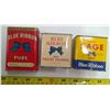 Image 1 : 3x Blue Ribbon Spice Tins