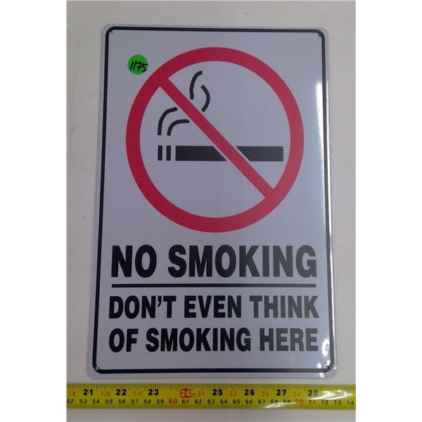 12"x9" Reproduction Signs - No Smoking