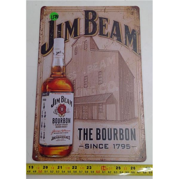 12"x9" Reproduction Signs - Jim Beam