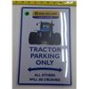 Image 1 : 12"x9" Reproduction Signs - Tractor Parking Only