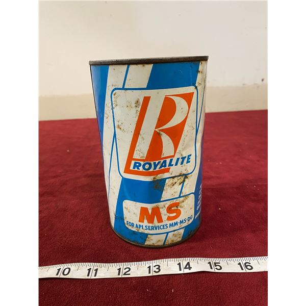 Royalite Oil Tin (Empty)