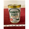Image 1 : Quaker Sate Motor Oil Tin (Nice) Empty (Card Board)