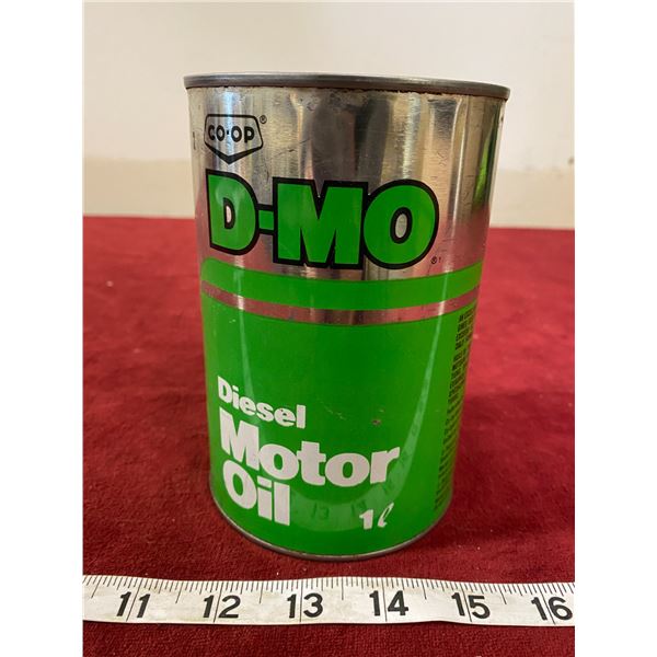 Co-op Diesel Motor Oil Tin Empty (Nice)