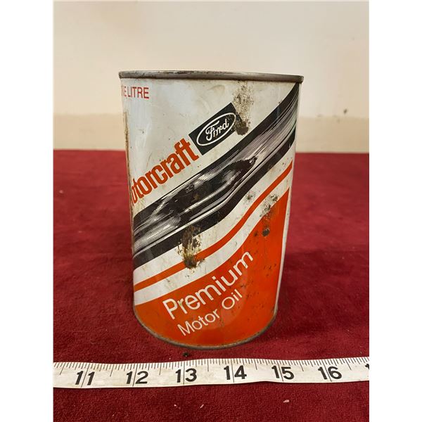 Ford Motor Craft Motor Oil Tin (Dents)