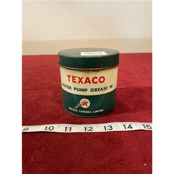Texaco Grease Tin Empty (Nice) 3 Half Tall