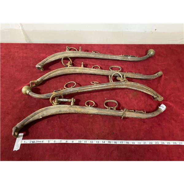 (4) Haines (One Set Has Brass Tops)