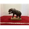 Image 1 : Ron Flaming 2001 Basswood Bear Carving Wax Finish (7-1/2 Tall)