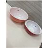 Image 1 : 1 Pyrex bowls, 9" & 10"
