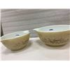 Image 3 : 3 Pyrex bowls - 6", 7", 9"