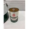 Image 2 : Texaco grease pail & quart can