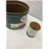 Image 4 : Texaco grease pail & quart can