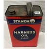 Image 1 : Standard oil tin Harness oil, 1 gallon