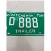 Image 3 : 1969 Sask license plate low digits 888