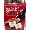 Image 2 : 2 Sided cardboard tobacco advertising sign - Macdonald select