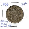 Image 1 : Silver 50 Cent Coin 1944 Straight Date Near 44