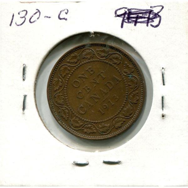 Large One Cent 1913 Coin