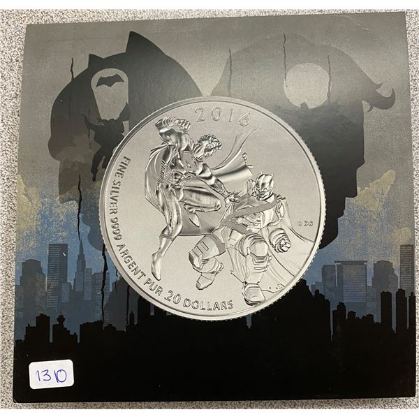Sterling Silver Superman Vs Batman Coin