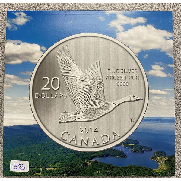 Sterling Silver Canada Goose Coin