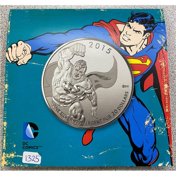 Sterling Silver Superman Coin