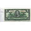 Image 1 : 1937 Canadian $1.00 One dollar bill