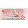 Image 2 : 1988 unc. Canadian $50.00 fifty dollar bill
