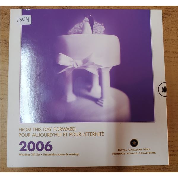 2006 Royal Canadian Mint wedding gift set