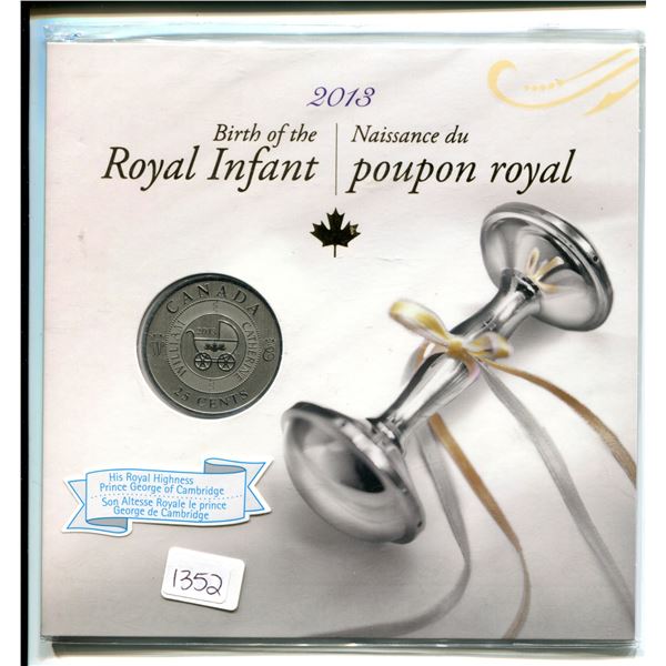 2013 Birth of the royal infant 25¢