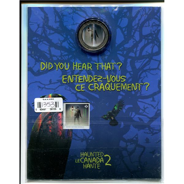 2015 Royal Canadian Mint Haunted Canada 25¢ twenty five cent