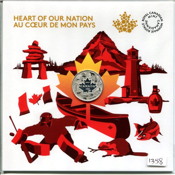 2017 Heart of our nation $3 fine silver coin