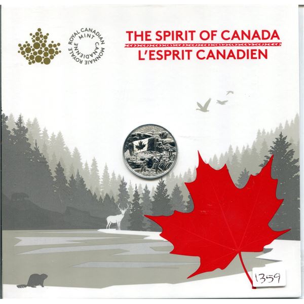 2017 The Spirit of Canada $3 fine silver oin