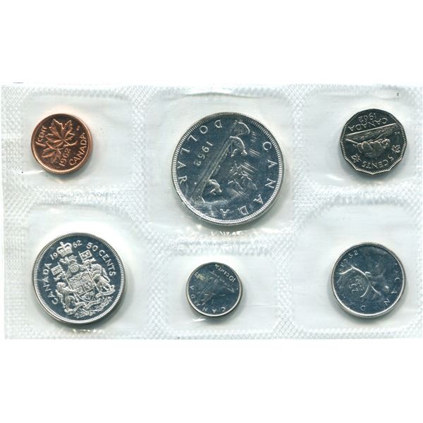 1962 Canadian Proof Set Coins