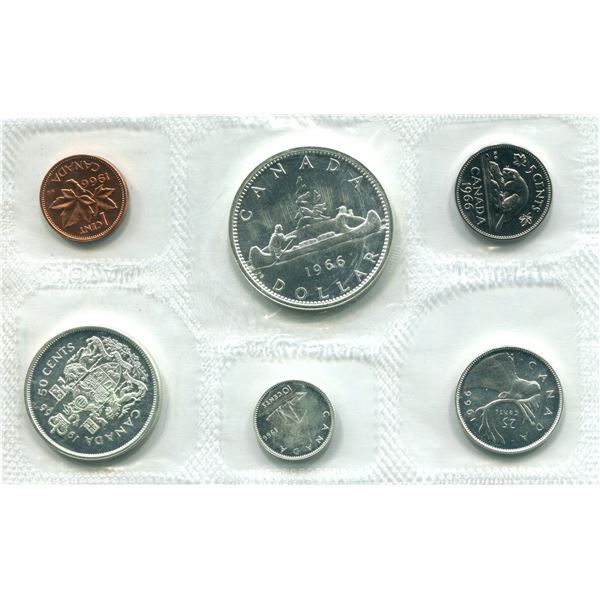 1966 (L.Beads) Canadian Proof Set Coins